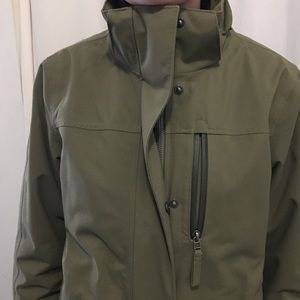 Patagonia sage green winter coat